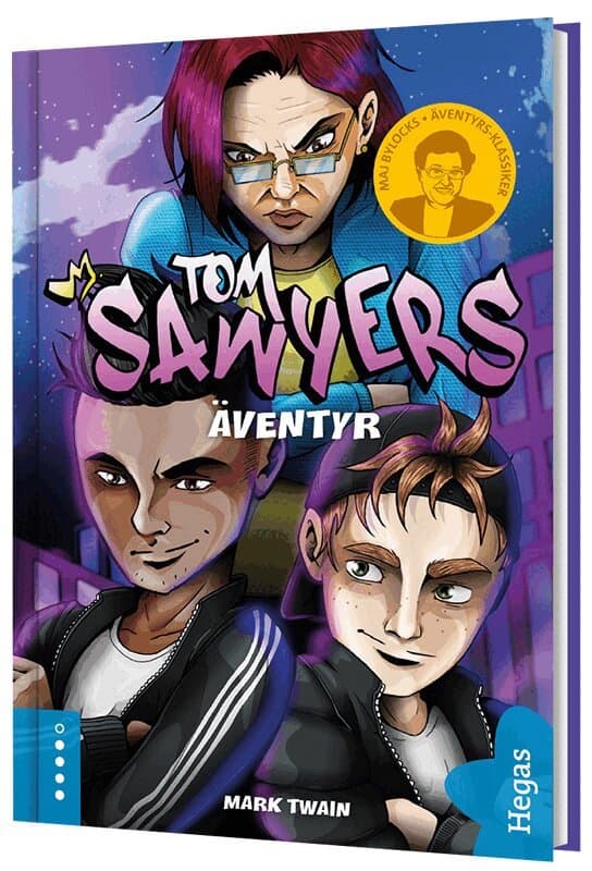 Omslag till boken Tom Sawyers äventyr av Mark Twain