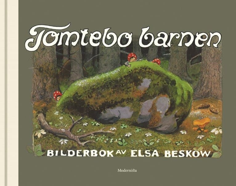 Omslag till boken Tomtebobarnen av Elsa Beskow