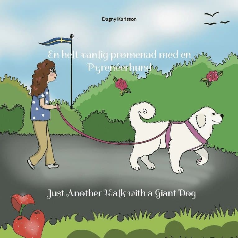 En helt vanlig promenad med en Pyrenéerhund / Just another walk with a giant dog