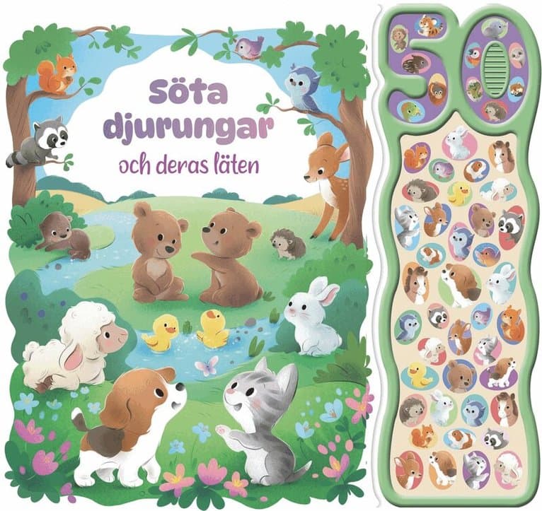 Söta djurungar och deras läten