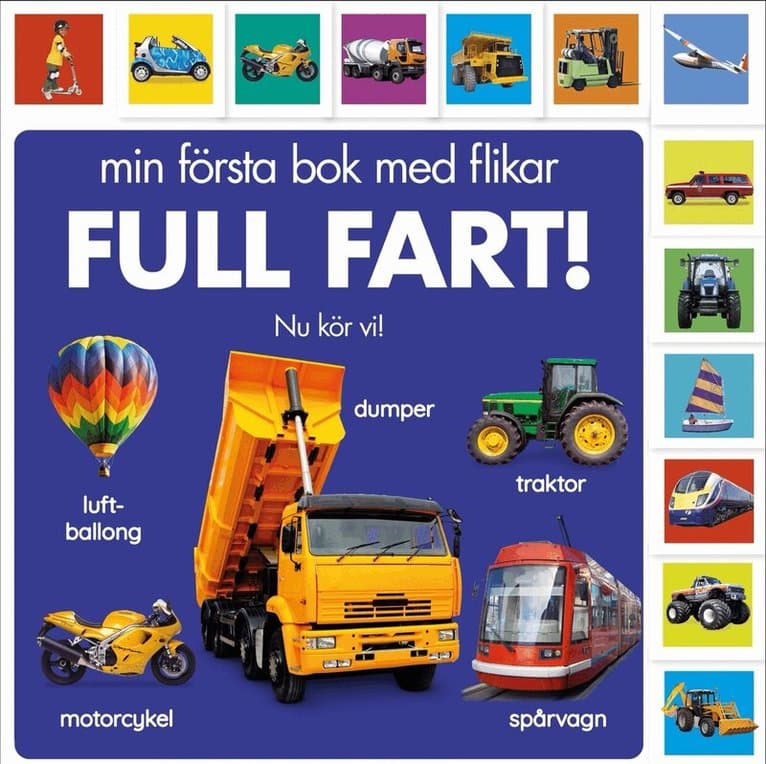 Min första bok med flikar: Full fart