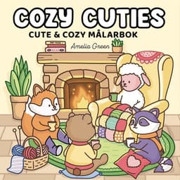Cozy Cuties. Cute & Cozy målarbok