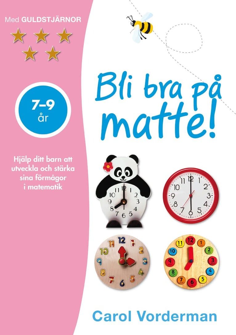 Bli bra på matte! 7-9 år (ljusrosa)