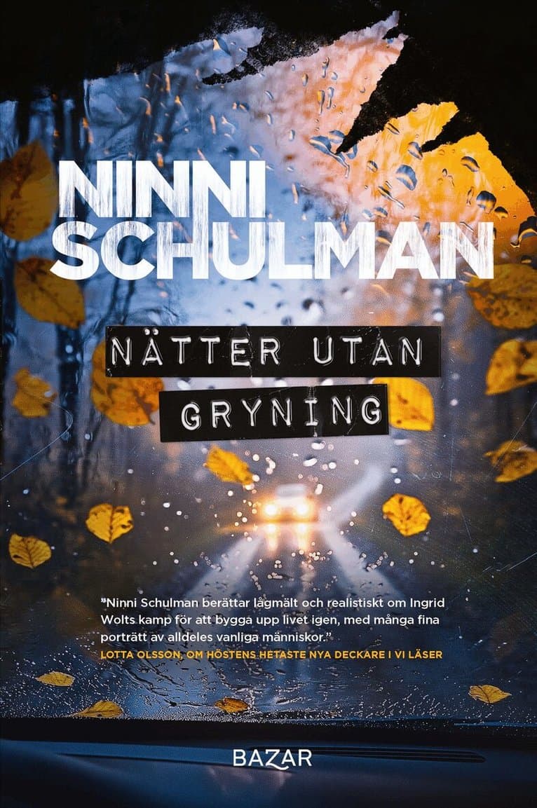 Omslag till boken Nätter utan gryning av Ninni Schulman