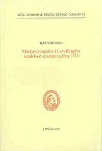 Markusevangeliet i Lars Rangius samiska översättning från 1713