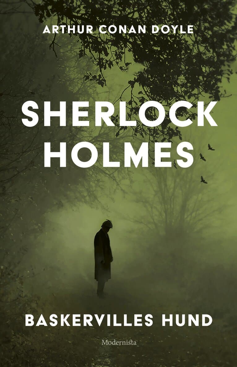Omslag till boken Baskervilles hund av Arthur Conan Doyle