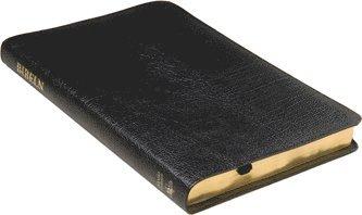 Folkbibeln 2015 Slimline svart cabraskinn