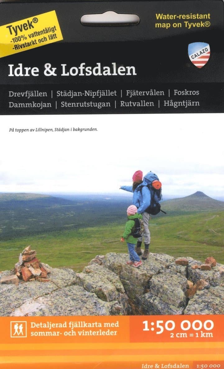 Idre & Lofsdalen Tyvekkarta 1:50.000