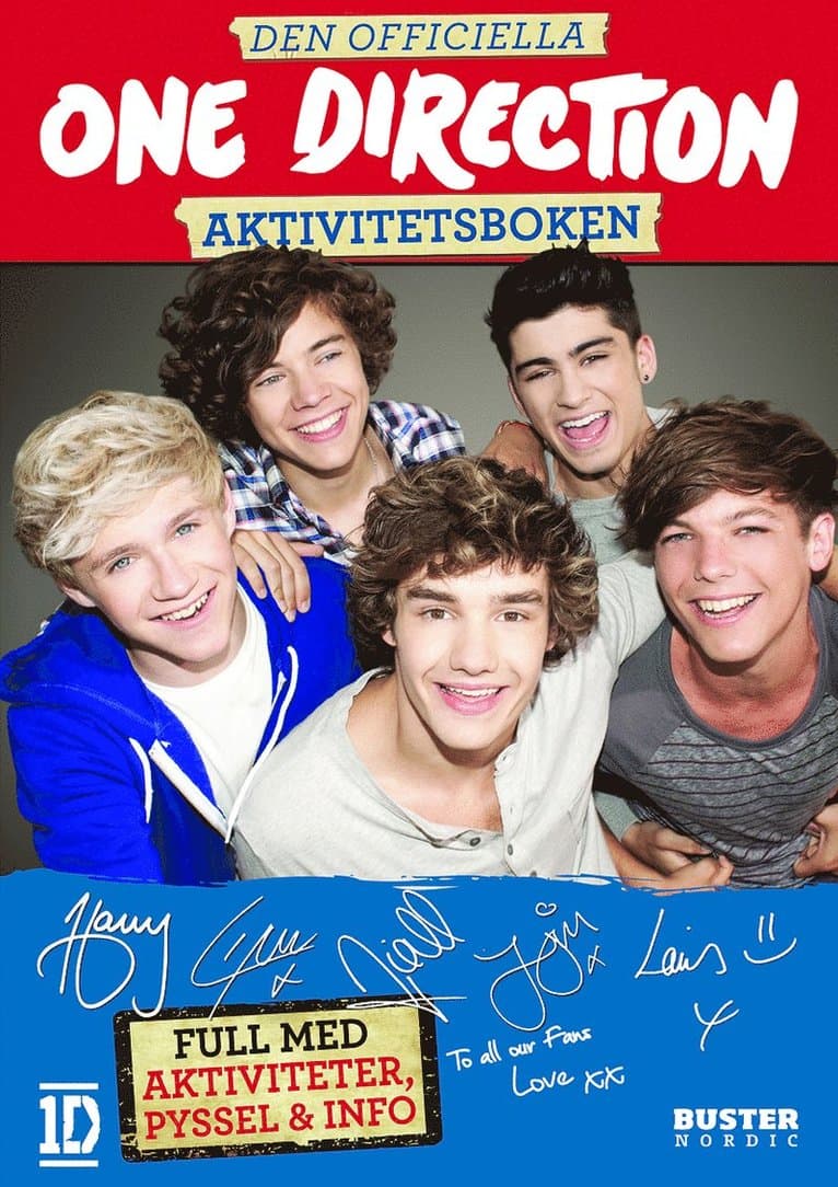 Den officiella One Direction aktivitetsboken