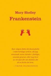 Omslag till boken Frankenstein av Mary Shelley