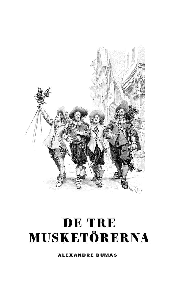 Omslag till boken De tre musketörerna av Alexandre Dumas