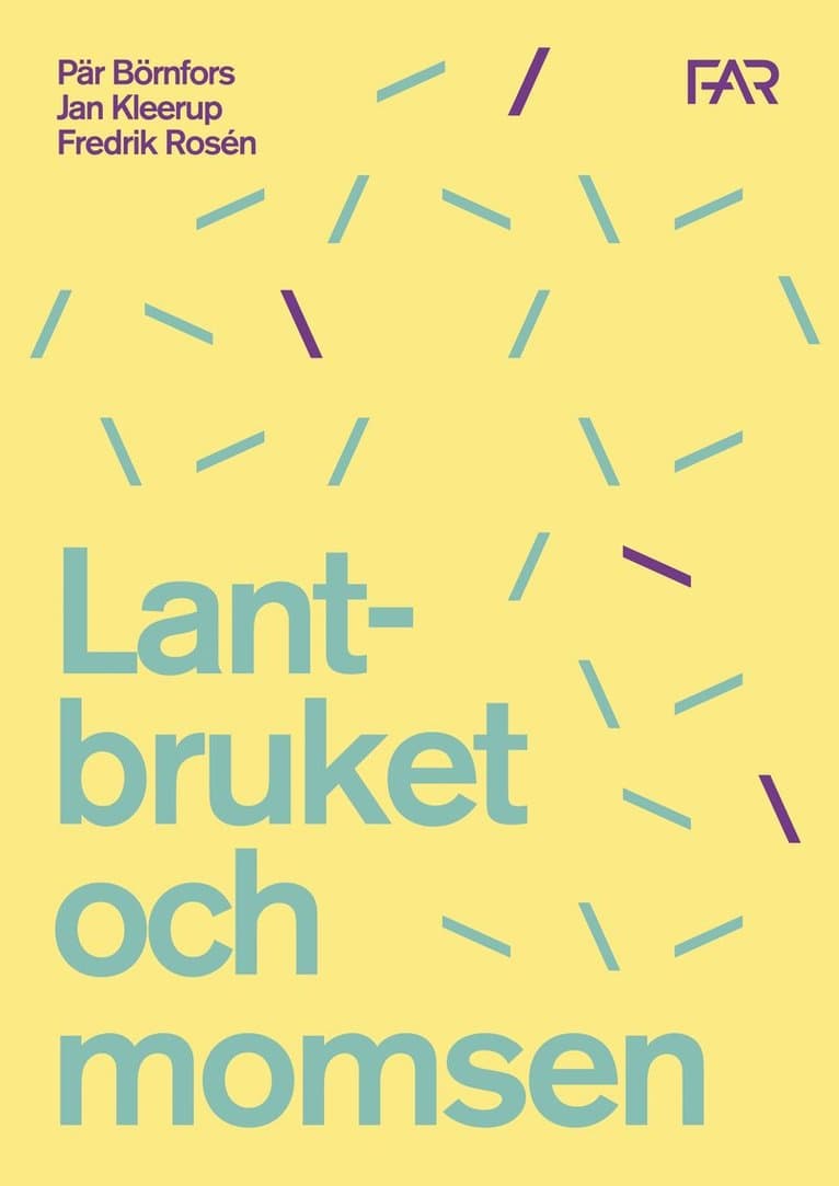 Lantbruket och momsen 2018