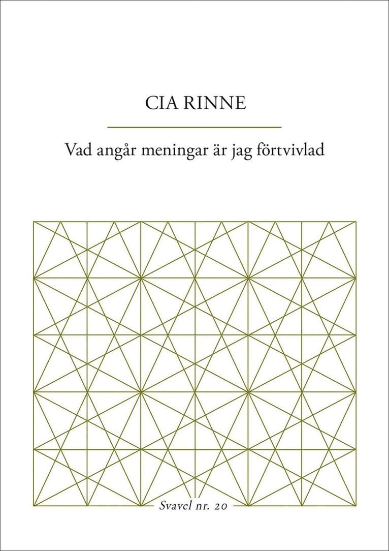 Vad angår meningar är jag förtvivlad