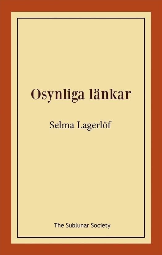 Omslag till boken Osynliga länkar av Selma Lagerlöf