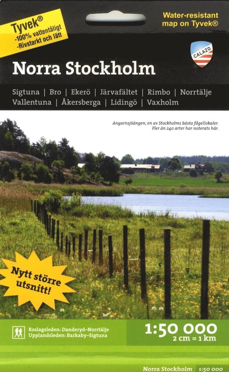 Norra Stockholm 1:50 000