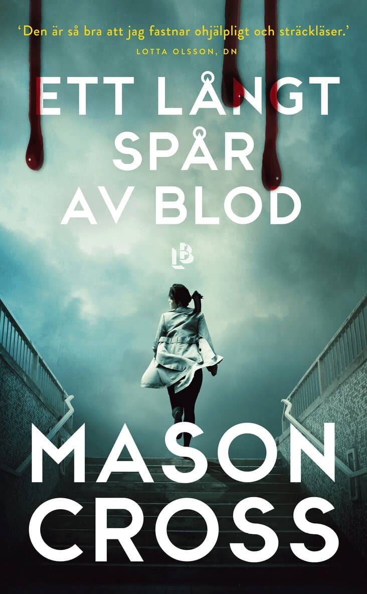 Omslag till boken Ett långt spår av blod av Mason Cross