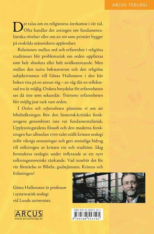 Orden och erfarenheten: Teologiska reflektioner om hur Gud ger sig tillkänna