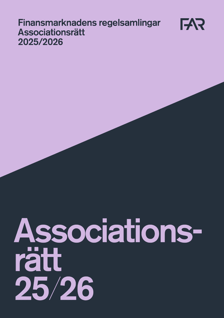 Associationsrätt 2025/2026