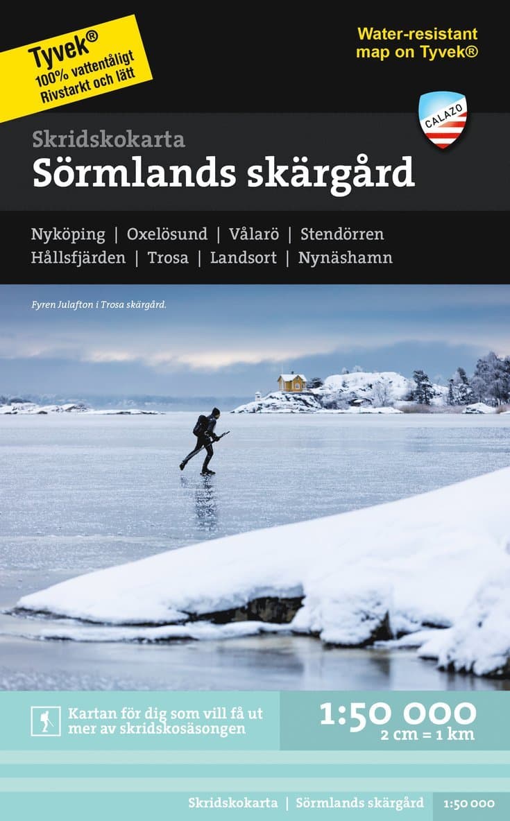 Skridskokarta Sörmlands skärgård
