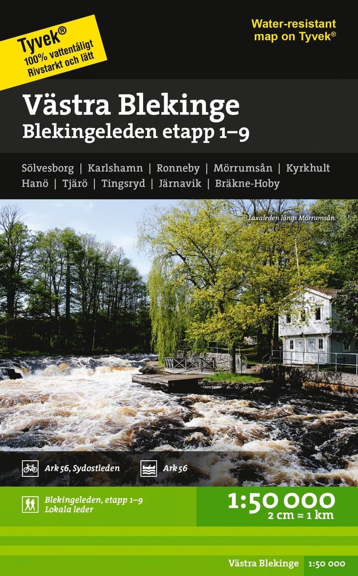 Västra Blekinge 1:50.000