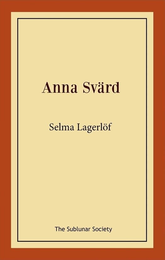 Omslag till boken Anna Svärd av Selma Lagerlöf