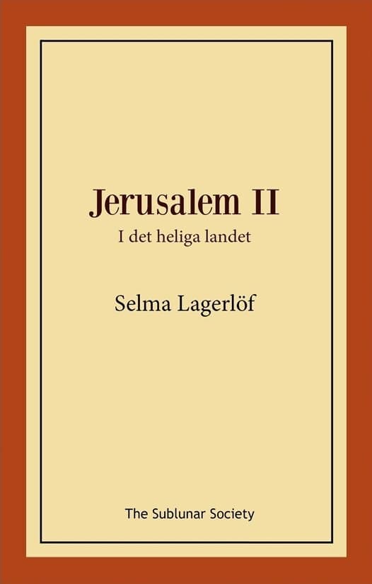 Jerusalem II: i det heliga landet