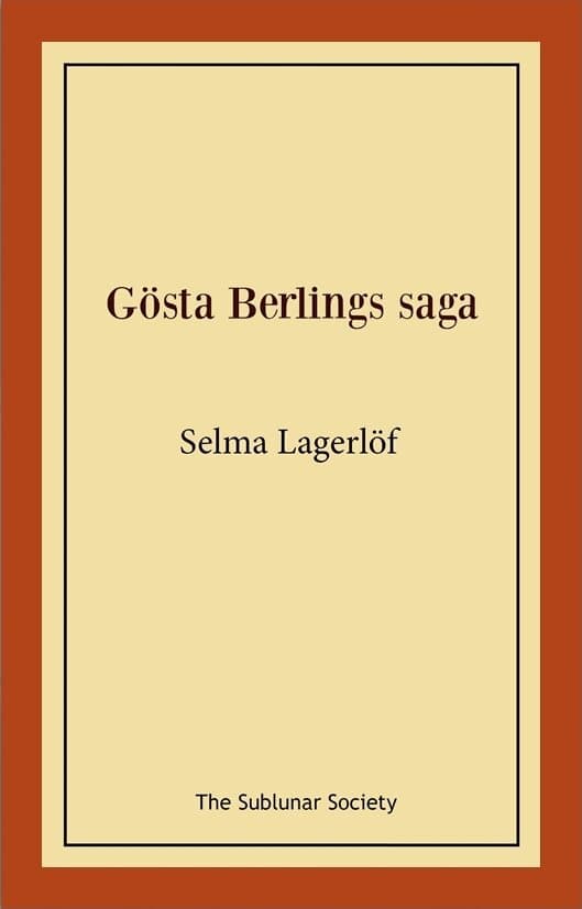 Omslag till boken Gösta Berlings saga av Selma Lagerlöf