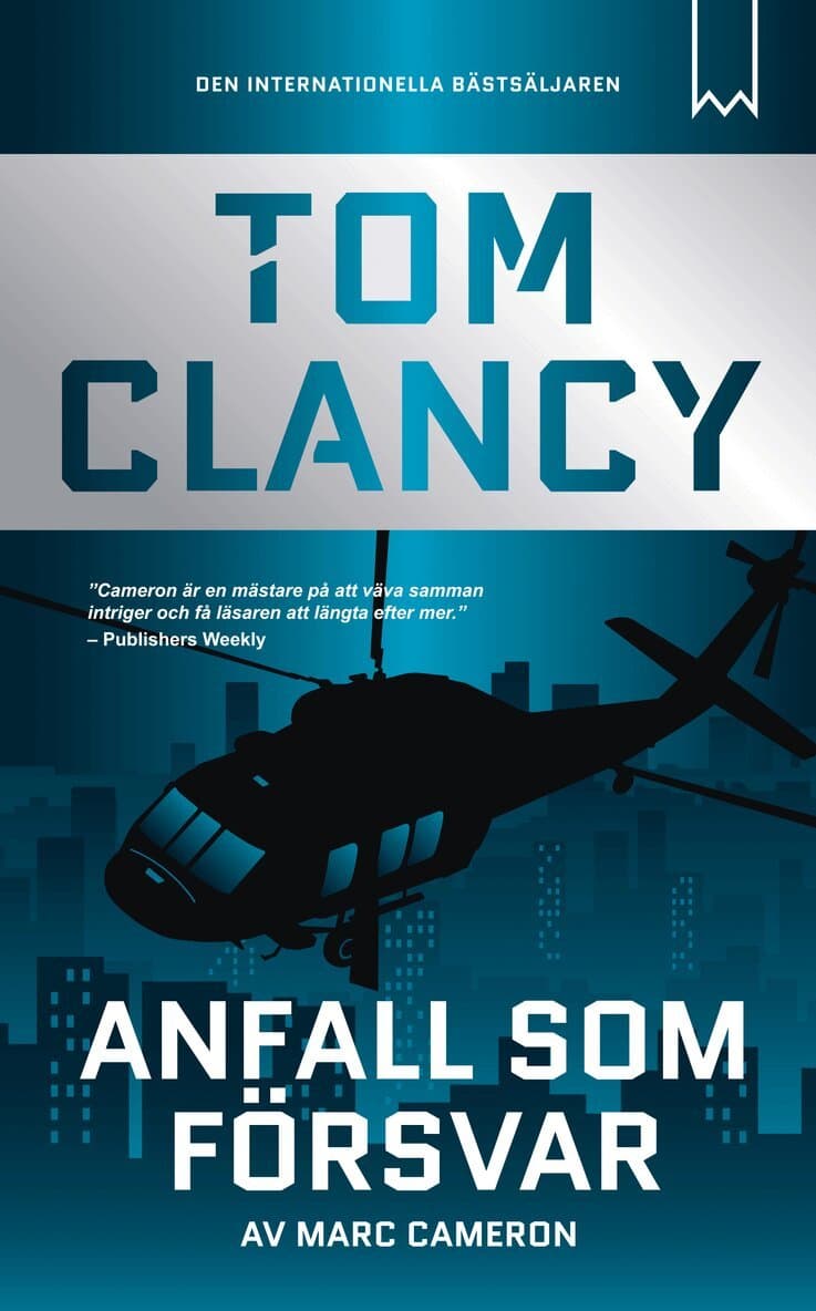 Omslag till boken Anfall som försvar av Tom Clancy