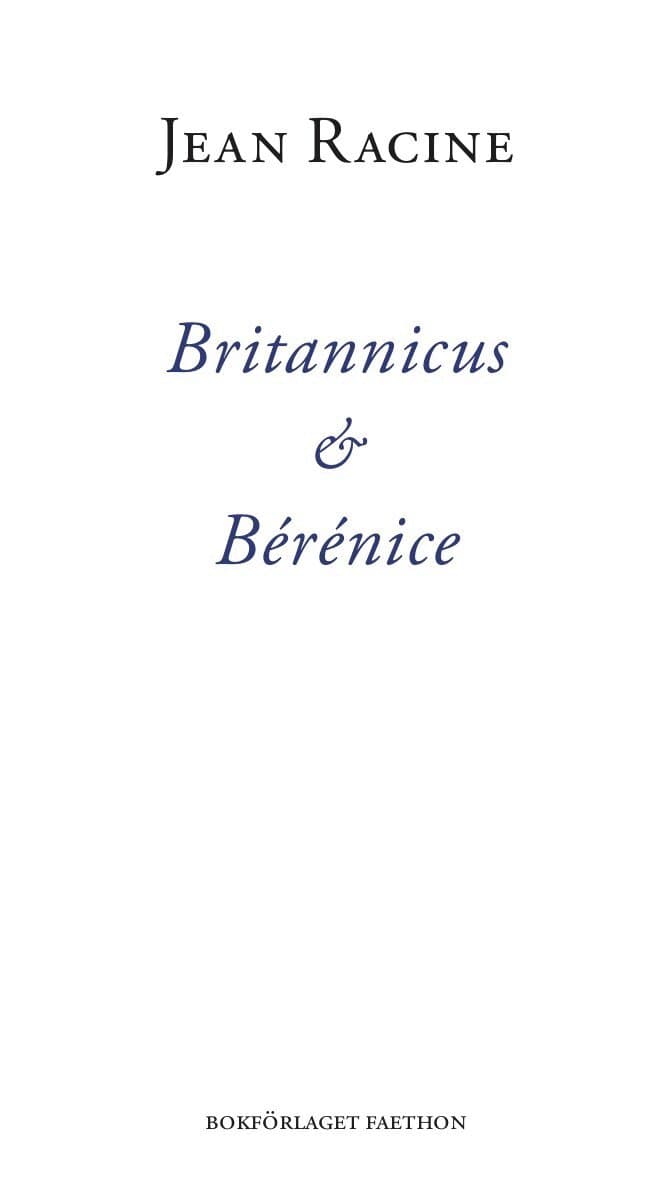 Britannicus & Bérénice