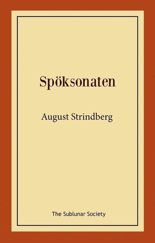 Omslag till boken Spöksonaten av August Strindberg