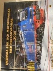Svenska lok och motorvagnar med personvagnar 2025