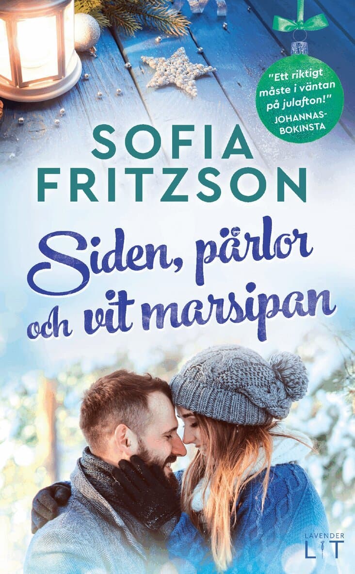 Siden, pärlor och vit marsipan