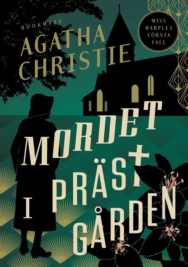 Omslag till boken Mordet i prästgården av Agatha Christie