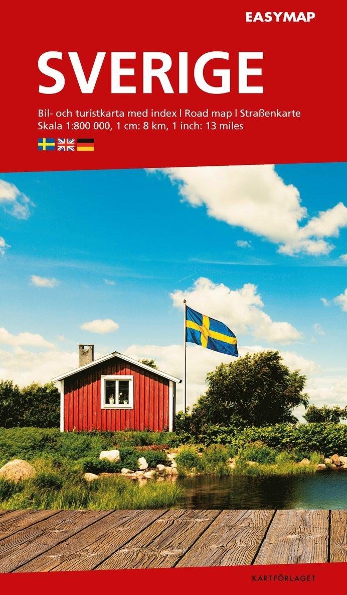 Sverige EasyMap : 1:800 000