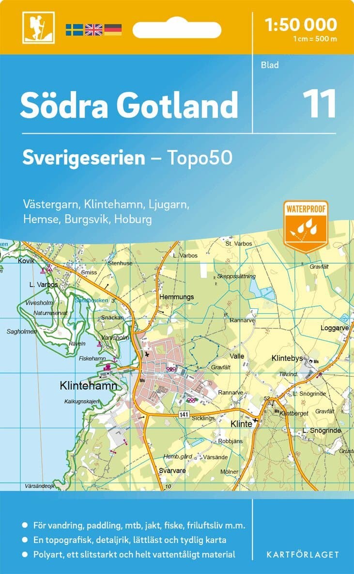 11 Södra Gotland Sverigeserien Topo50