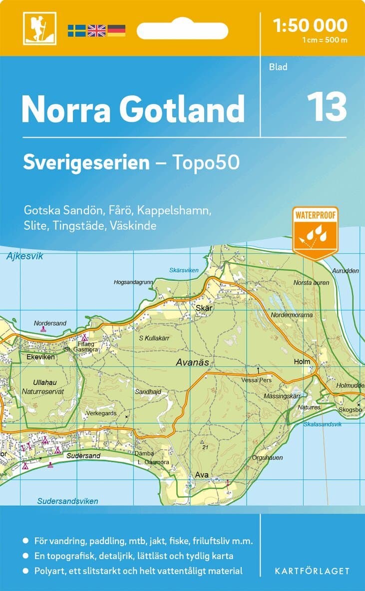 13 Norra Gotland Sverigeserien Topo50