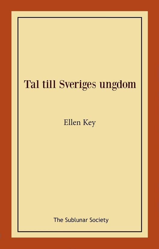 Tal till Sveriges ungdom