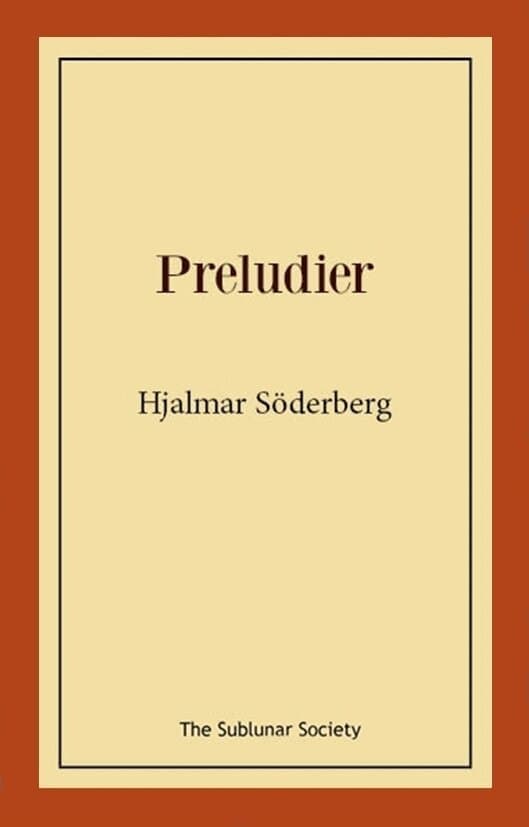 Omslag till boken Preludier av Hjalmar Söderberg