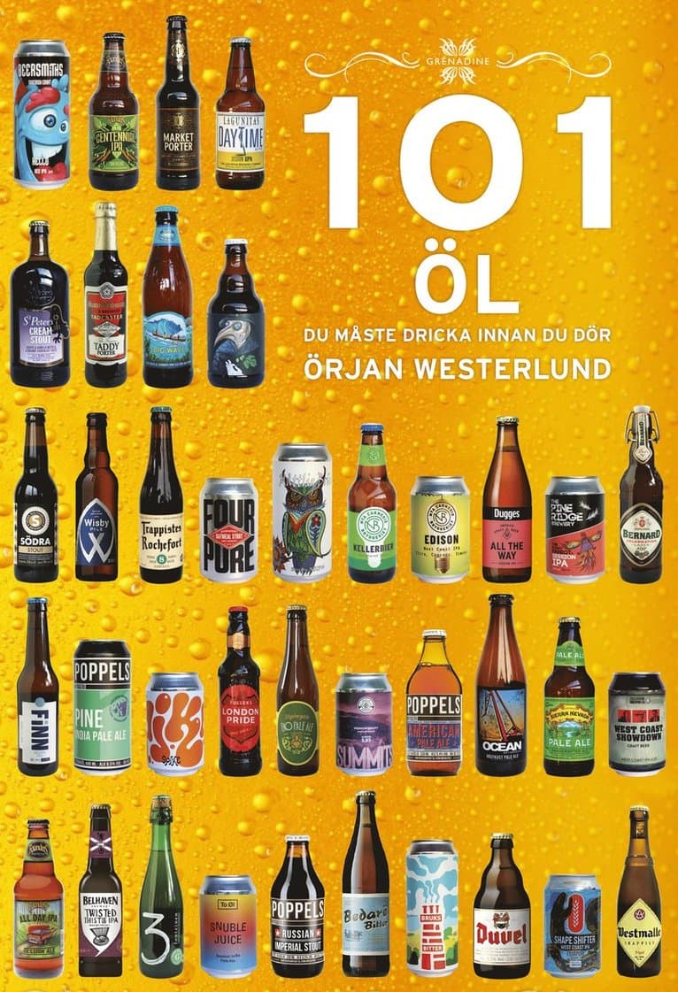 Omslag till boken 101 öl du måste dricka innan du dör av Örjan Westerlund