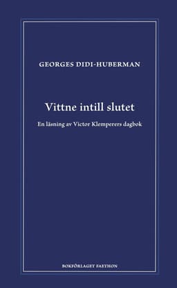 Vittne intill slutet : en läsning av Victor Klemperers dagbok