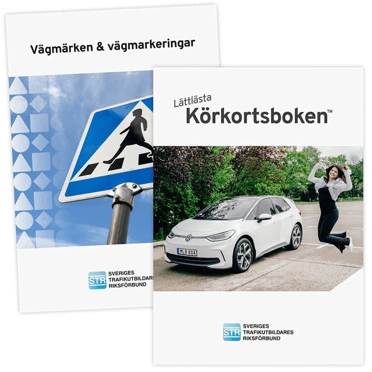 Omslag till boken Lättlästa Körkortsboken