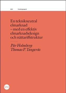 En teknikneutral elmarknad