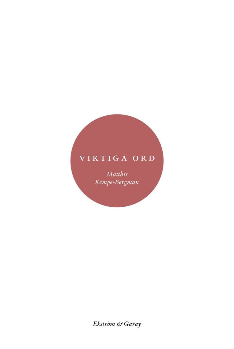 Viktiga ord