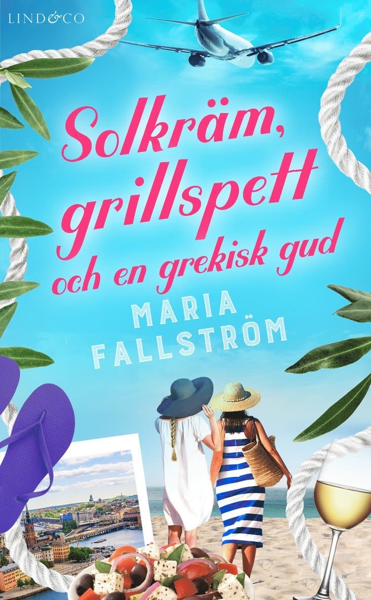 Solkräm, grillspett och en grekisk gud