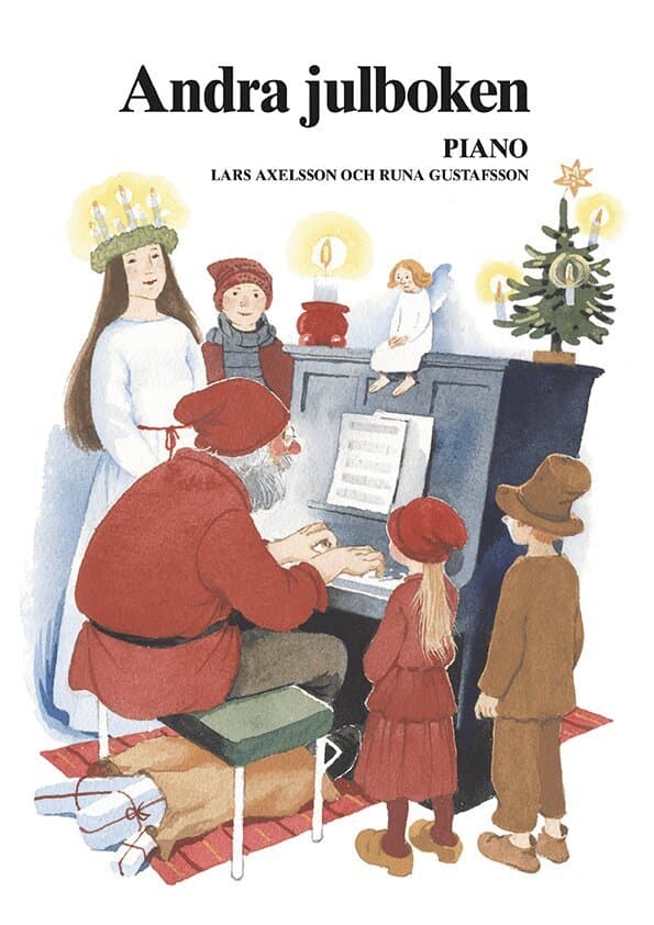 Omslag till boken Andra julboken piano