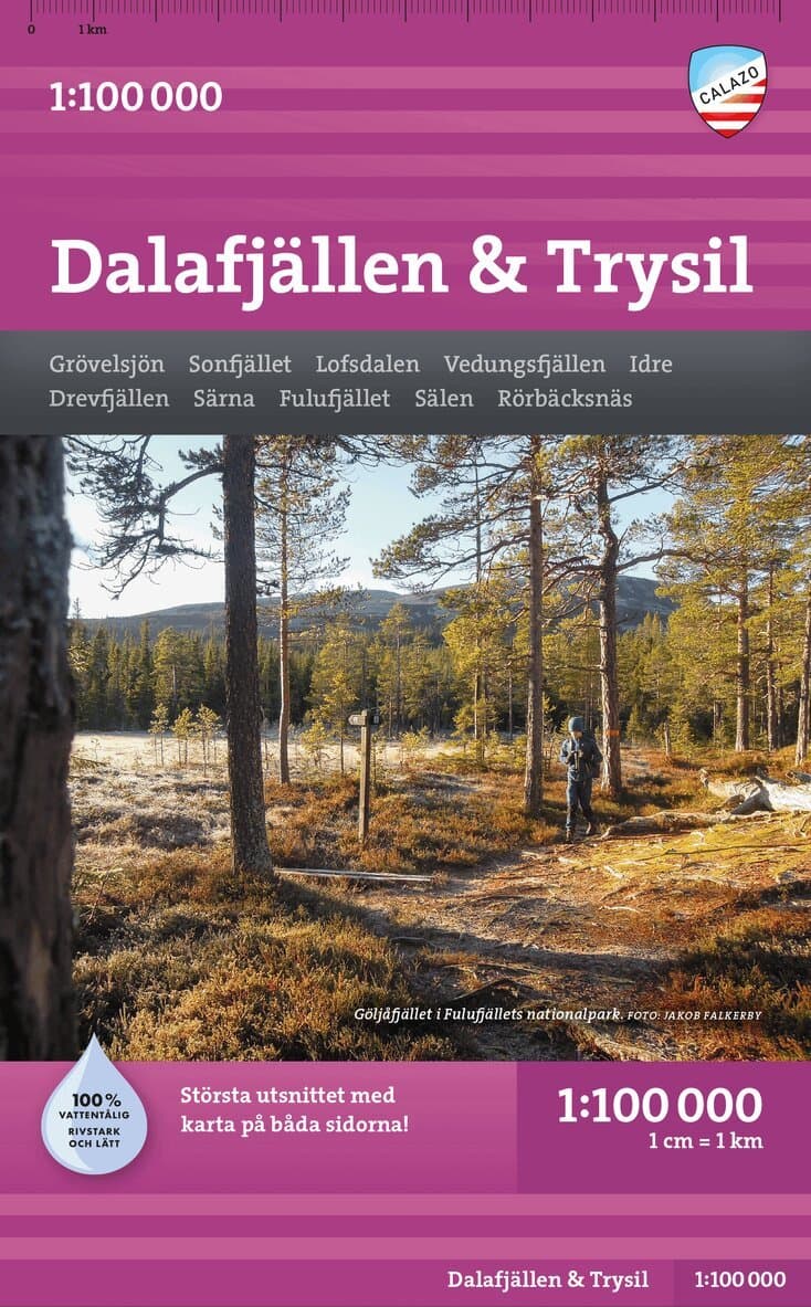 Dalafjällen & Trysil 1:100000