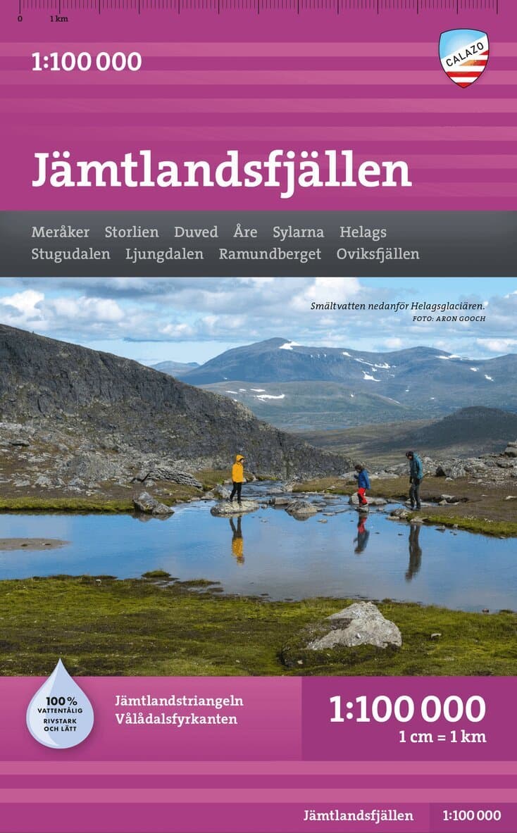 Jämtlandsfjällen 1:100000