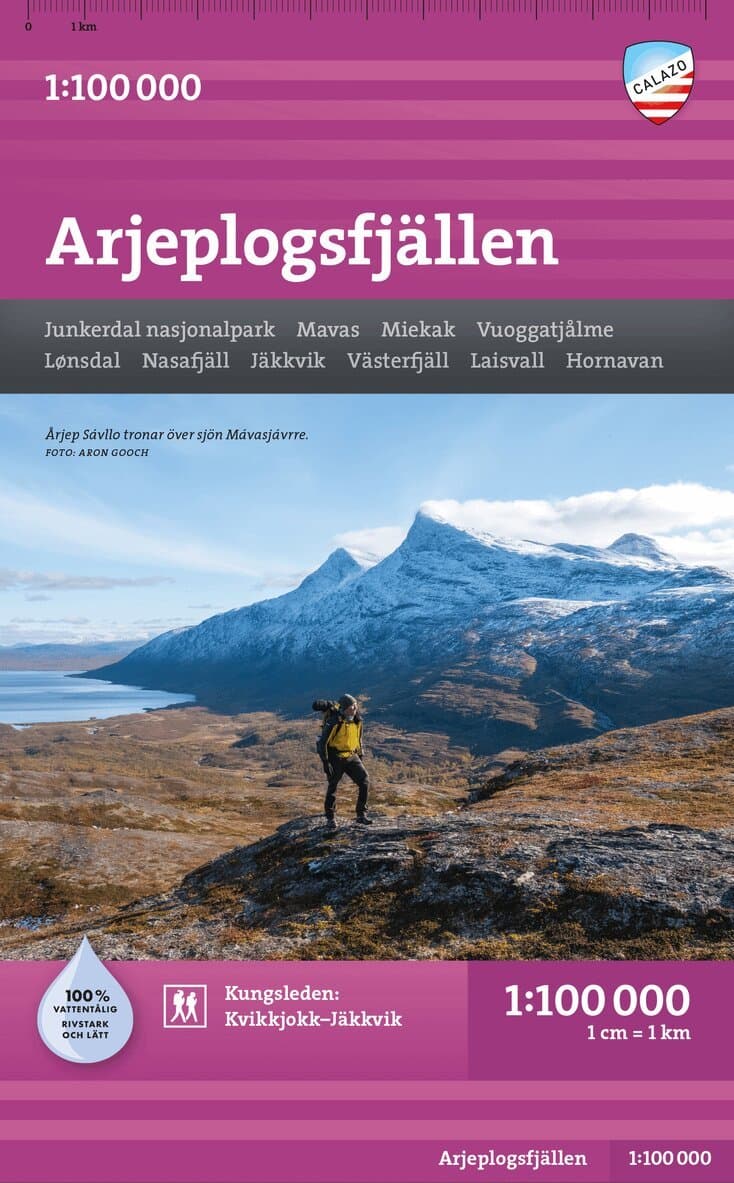 Arjeplogsfjällen 1:100 000