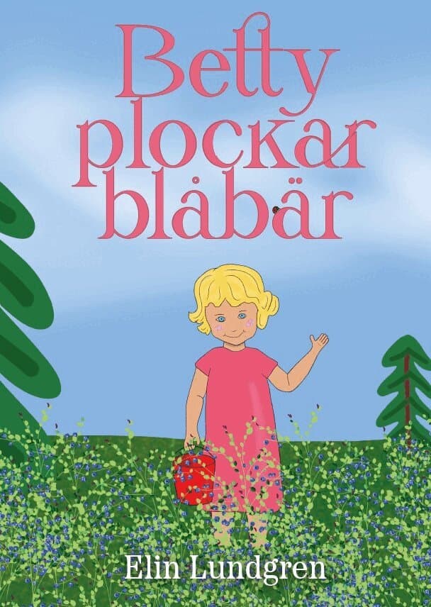 Betty plockar blåbär