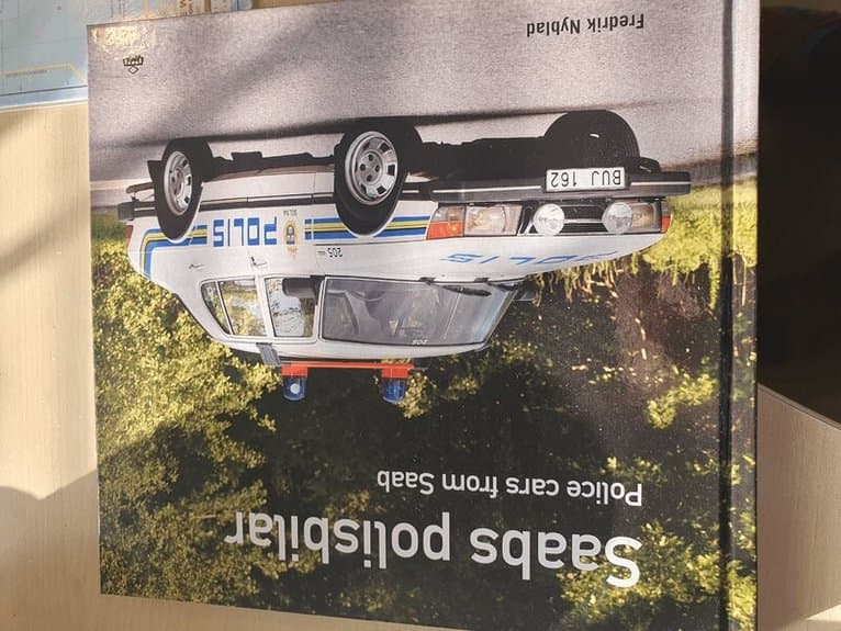 Saabs polisbilar / Police cars from Saab